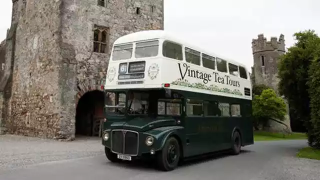 Vintage Tea Tours Bus